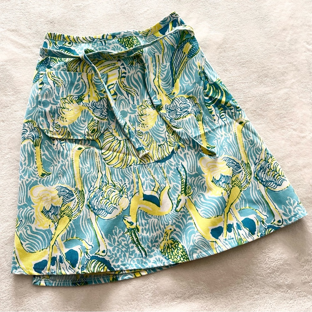VTG Lilly Pulitzer The Minnie Skirt 1970s Rare Print SHANNON Size 7 Susie Zuzek